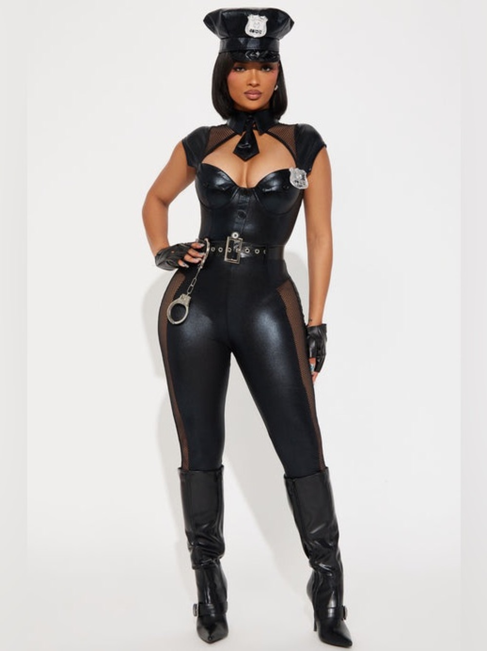 NWOT Fashion Nova Speeding Ticket Officer Cop Costume Set Size XS
